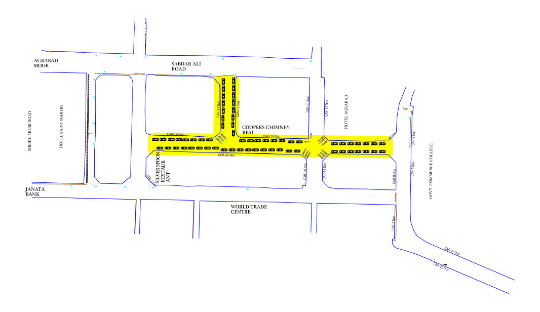 process flow diagram of Yes Parking